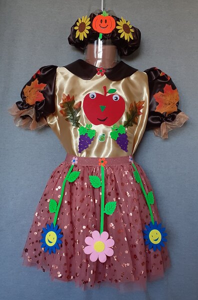 Rochita Printesa toamnei pentru copii intre 3 si 13 ani