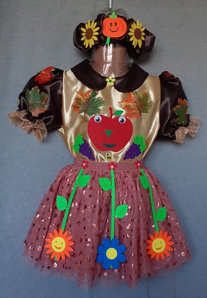 Rochita Printesa toamnei pentru copii intre 3 si 13 ani