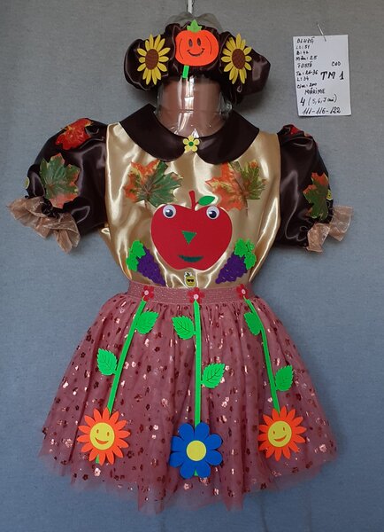 Rochita Printesa toamnei pentru copii intre 3 si 13 ani