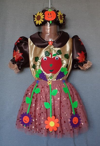 Rochita Printesa toamnei pentru copii intre 3 si 13 ani