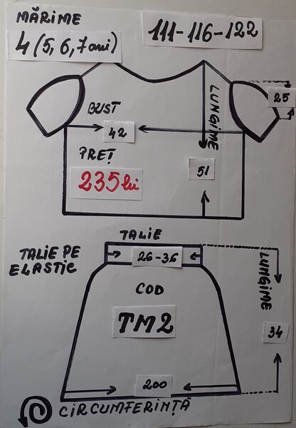 Rochita Printesa toamnei pentru copii intre 3 si 13 ani