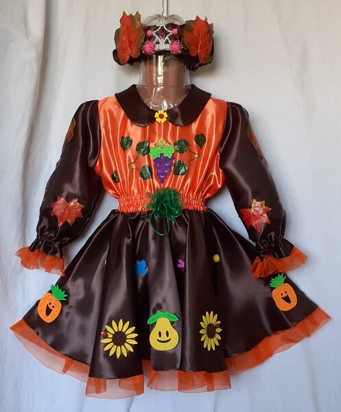 Rochita Printesa toamnei pentru copii intre 3 si 13 ani