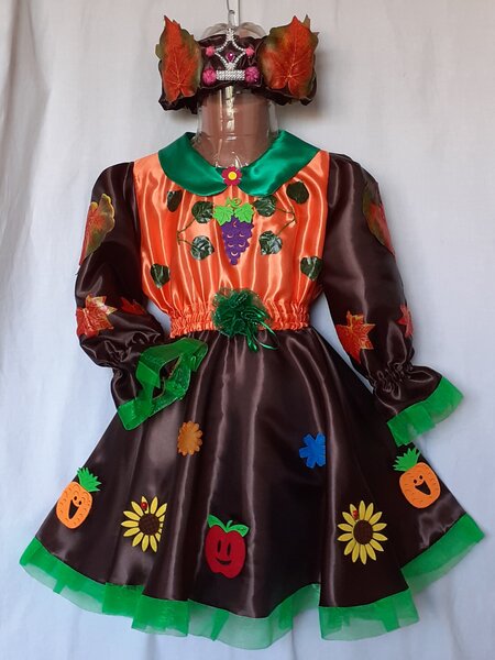 Rochita Printesa toamnei pentru copii intre 3 si 13 ani