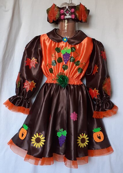 Rochita Printesa toamnei pentru copii intre 3 si 13 ani