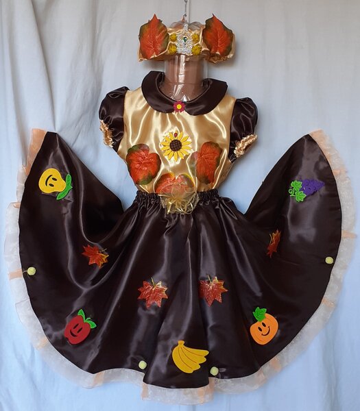 Rochita Printesa toamnei pentru copii intre 3 si 13 ani