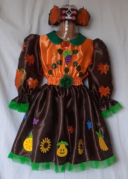 Rochita Printesa toamnei pentru copii intre 3 si 13 ani