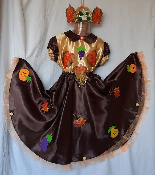 Rochita Printesa toamnei pentru copii intre 3 si 13 ani